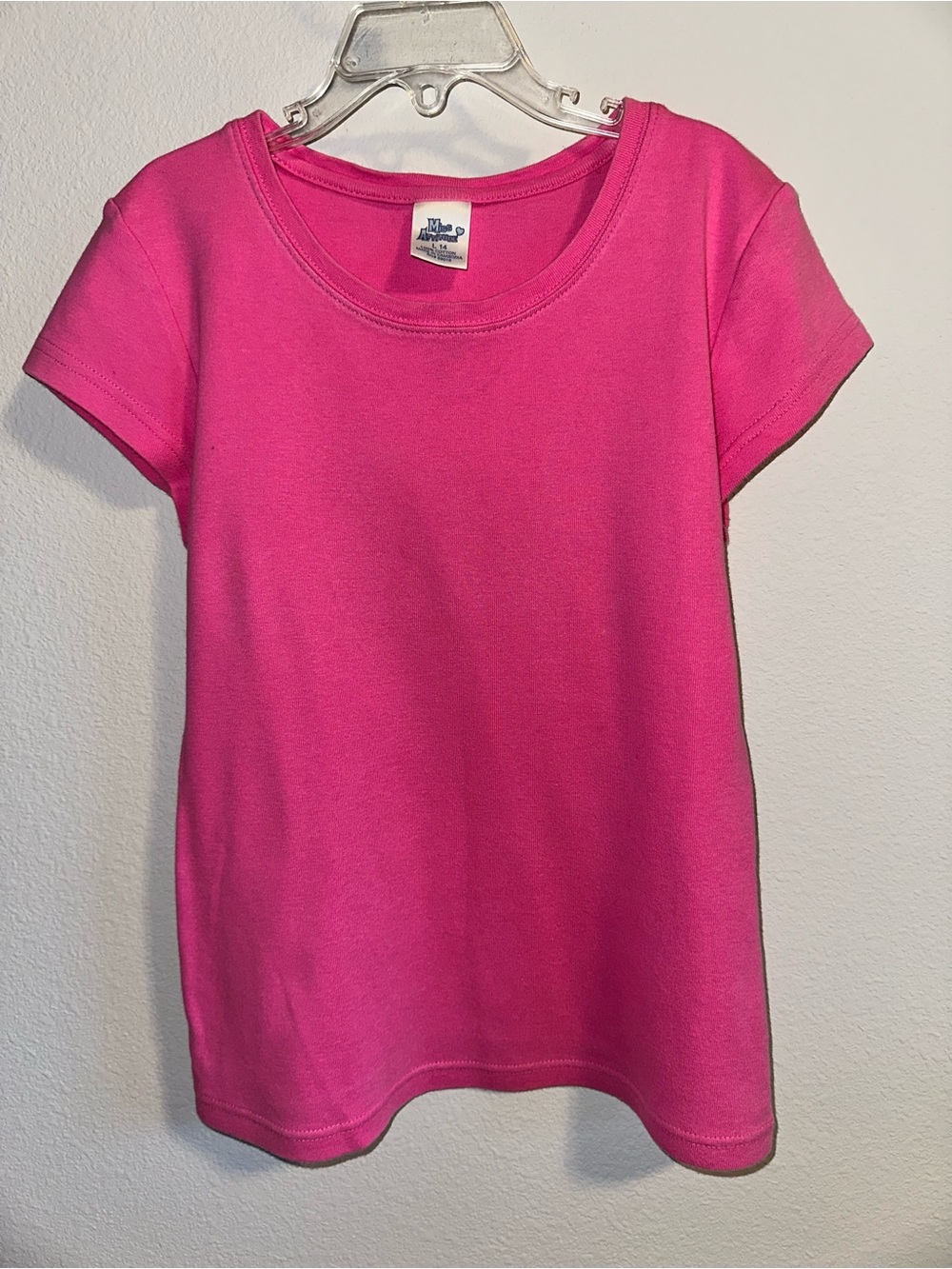 Miss Attitude T-shirt size L 14 girls 100% cotton